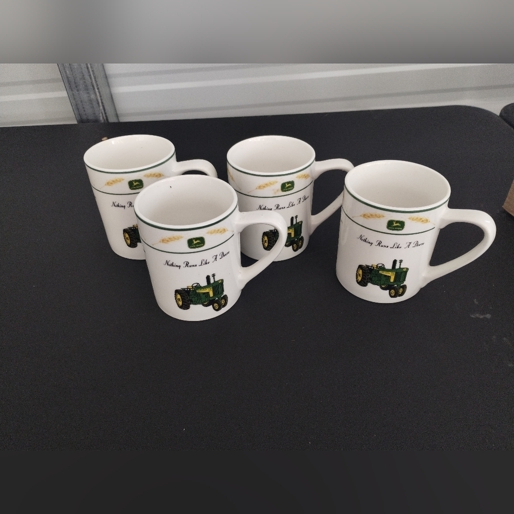 4 PC Gibson John Deere Mugs